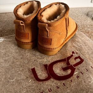 UGG Chestnut Sheepskin Ankle Boots